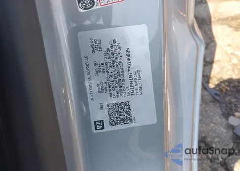 2023 Chevrolet Camaro Rwd 2Ss из США, поврежденный, VIN 1G1FH1R77P0140896